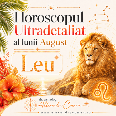 Leu- Horoscopul Ultradetaliat al lunii August 