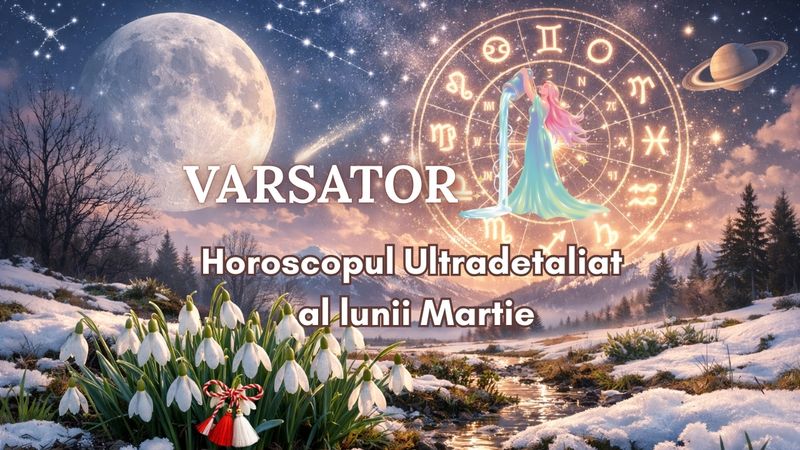 Varsator- Horoscopul Ultradetaliat al Lunii Martie