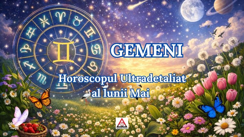 Gemeni- Horoscopul Ultradetaliat al lunii Mai