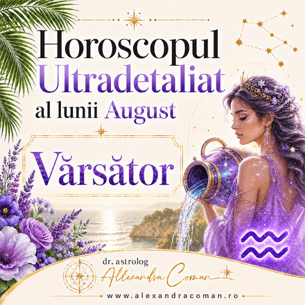 Varsator- Horoscopul Ultradetaliat al lunii August