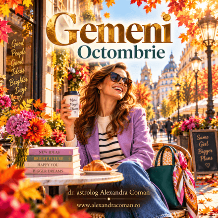 GEMENI- HOROSCOP ULTRADETALIAT OCTOMBRIE 