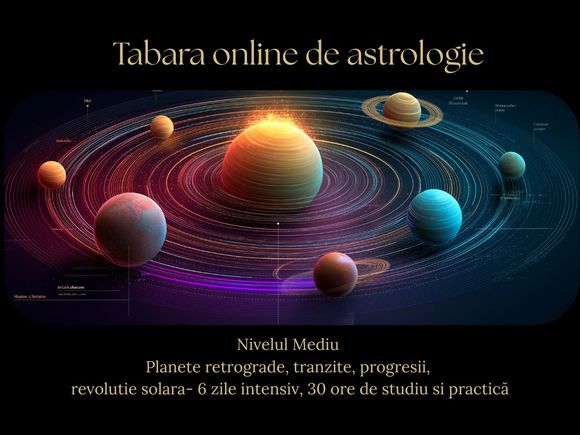 Tabara online de astrologie - nivel mediu