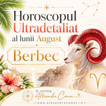 Berbec- Horoscopul Ultradetaliat al lunii August