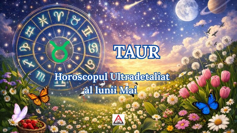 Taur- Horoscopul Ultradetaliat al lunii Mai