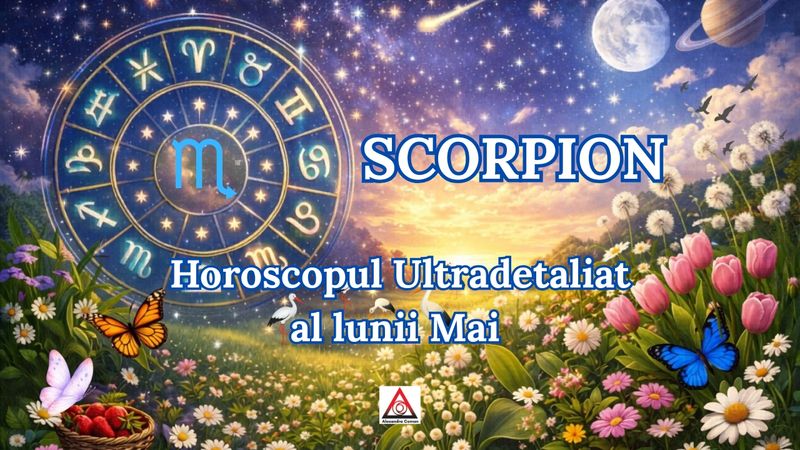 Scorpion- Horoscopul Ultradetaliat al lunii Mai