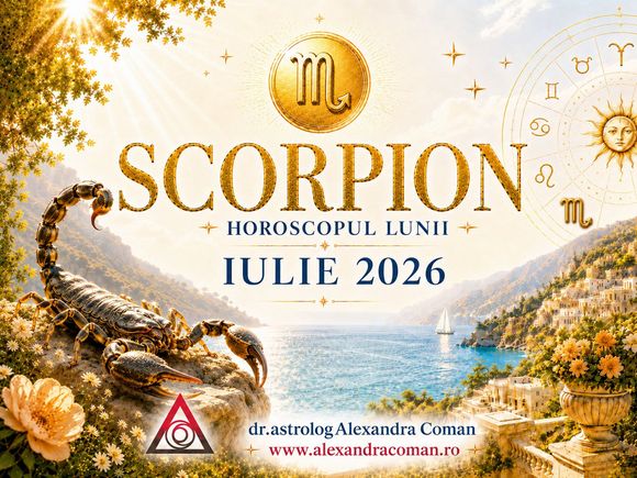 Scorpion- Horoscop Ultradetaliat Iulie