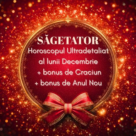 Sagetator- Horoscop Ultradetaliat Decembrie+2 bonusuri speciale