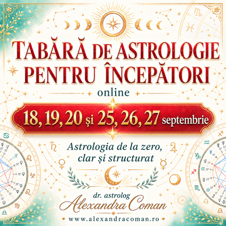 Tabara online de astrologie -nivel incepator