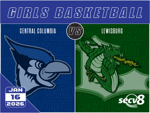 1-16-26 Girls Basketball - Central Columbia vs. Lewisburg