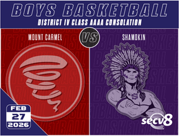 2-27-26 Boys Basketball - Mount Carmel vs. Shamokin