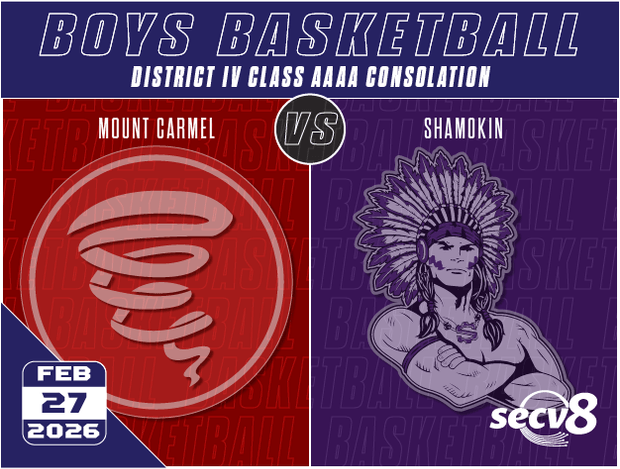 2-27-26 Boys Basketball - Mount Carmel vs. Shamokin