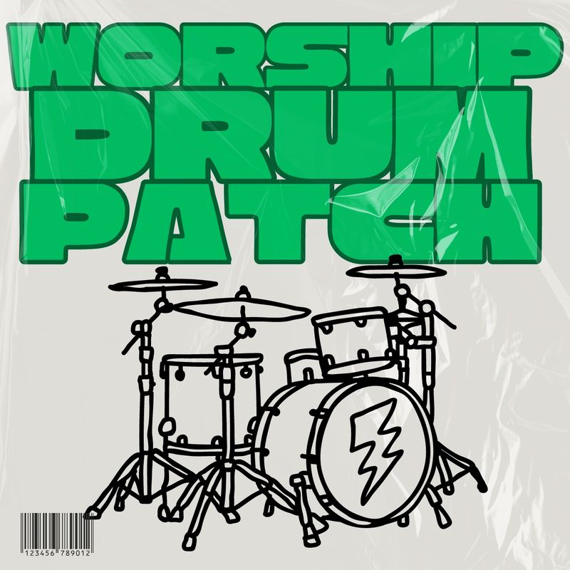 Worship Drum Patch