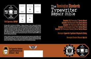 The Remington Standard Manual Typewriter Repair Bible
