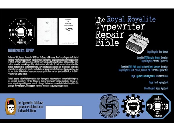 The Royal Royalite Typewriter Repair Bible