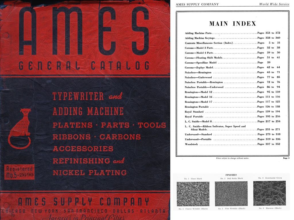1940 AMES General Catalog No. 5