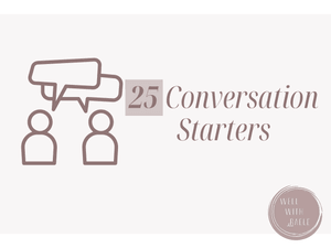 Freebie: 25 Conversation Starters