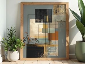 Abstract Boho Aesthete, Art Print —Digital Files: JPG