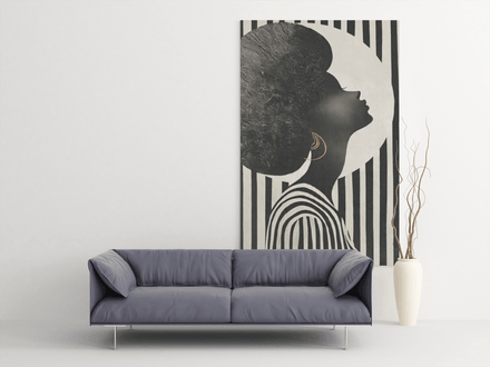 Woman Zebra Stripes Print - Digital Files: JPG