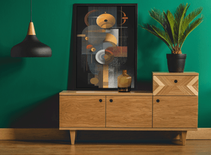 Abstract Geometric Form Print - Digital Files: JPG