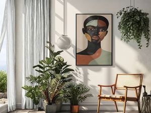 Ebony Essence Abstract Print – Digital JPG File
