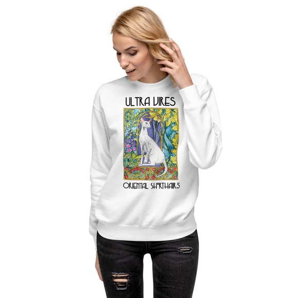 UltraVires Art Nouveau Front Print Sweatshirt