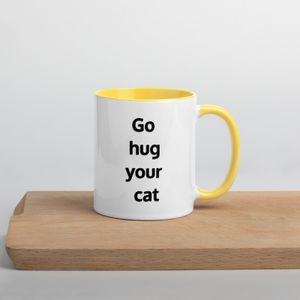 UltraVires Bridge Logo “Hug Your Cat” Mug