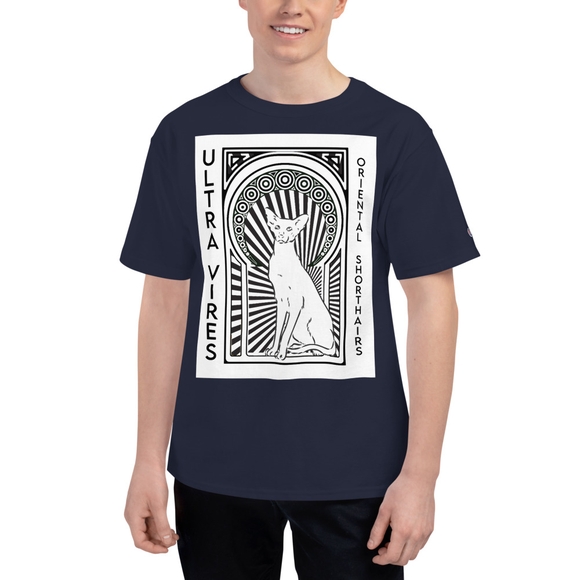 UltraVires Art Deco Front Print unisex T-shirt