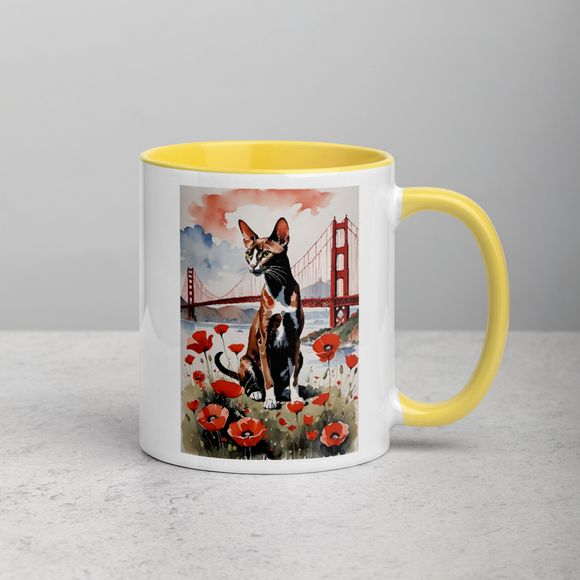 UltraVires Golden Gate Watercolor themed mug