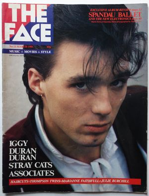 THE FACE No 11 March 1981 Spandau Ballet BAUHAUS Iggy Pop 80s Post Punk UK Style + Culture 