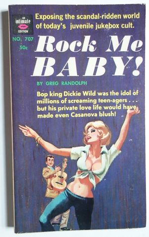 Pulp Sleaze ROCK ME BABY Juvenile Jukebox Cult Vintage Smut Paperback