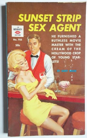 Pulp Sleaze SUNSET STRIP SEX AGENT Hollywood Sex Crimes Vintage Smut Paperback