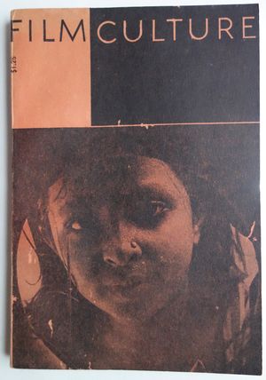 Film Culture No. 19, 1959 Independent Underground Avant-Garde cinema Jonas Mekas Satyajit Ray