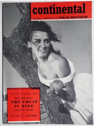 CFR Oct. 1960  No 96 1960s Art Adult Exploitation Films UK Magazine Nudie Genre Cinema