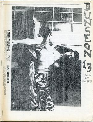 Dungeon 13 V2 N2 Horror Fanzine 1983 Vintage Horror Exploitation Zine DIGITAL DOWNLOAD
