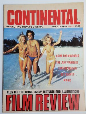 CFR 1979 Auto Sex Horror Exploitation Cult Nudie Continental Film Review Vol 26 No 3