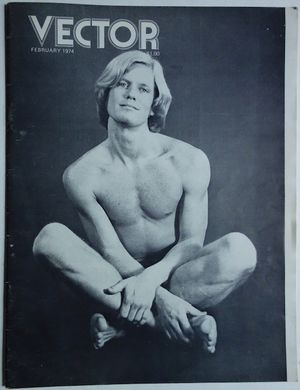 Rare VECTOR Feb 1974 Vintage 70s Gay magazine San Francisco 