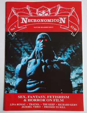 Necronomicon #7, 1995 UK Fanzine Genre Exploitation Jess Franco Richard Kern Bava