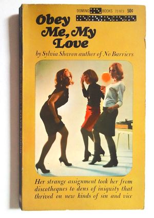 DISCO LESBIANS 1965 Sleaze Fiction Smut Vintage Smut Paperback Domino Books Rare Gay Fiction