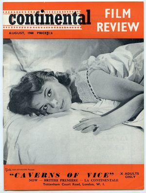 CFR Aug 1960 Caverns of Vice Continental Film Review  SEXPLOITATION Art House Cinema