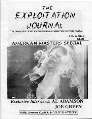 Exploitation Journal Vol 2 No 1, 1994 Al Adamson 70s Exploitation Movies Corman High Res Download