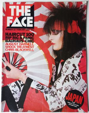 THE FACE No 22 Feb 1982 Siouxsie Sioux Haircut 100 80s Post Punk UK Style + Culture Fashion Magazine