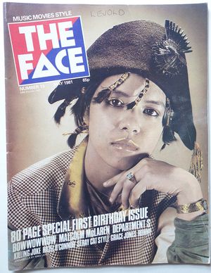 THE FACE No 13 May 1981 Bow Wow Wow Malcolm McLaren GRACE JONES 80s Post Punk UK Style + Culture 
