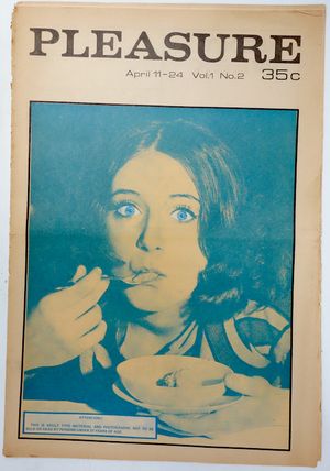Rare Underground Newspaper PLEASURE Vol 1 No 2 1969 