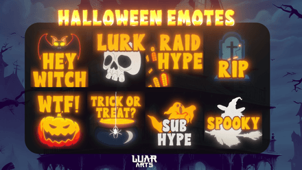 Halloween Emotes Pack 