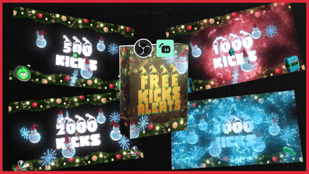 Premium Kicks Alert Pack Christmas themed