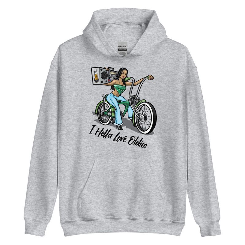 I Hella Love Oldies Hoodie (unisex)