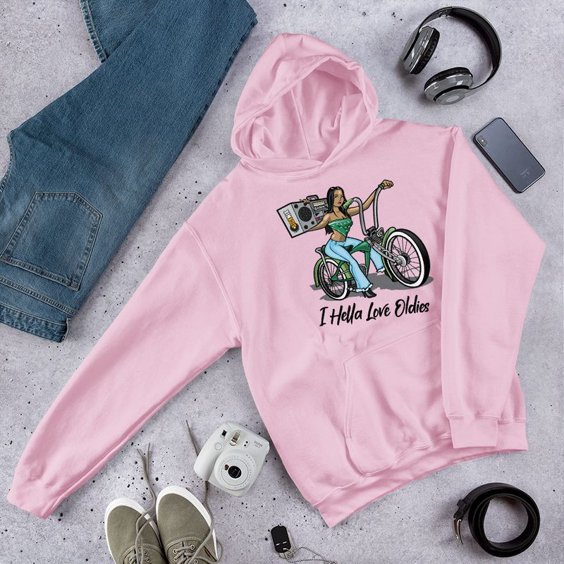 I Hella Love Oldies Hoodie (unisex)