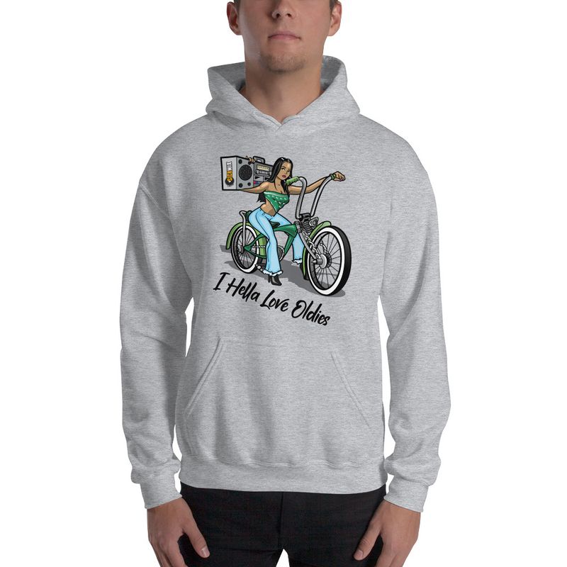I Hella Love Oldies Hoodie (unisex)