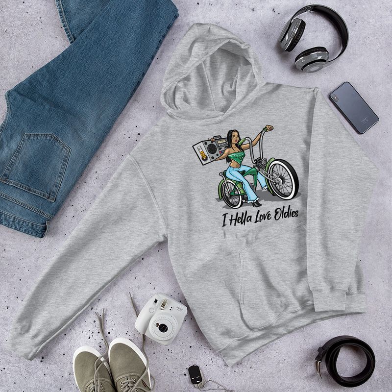 I Hella Love Oldies Hoodie (unisex)