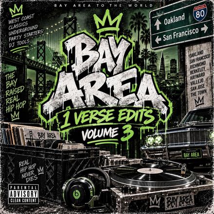 Bay Area Hip Hop 1 Verse Edits Vol.3 (40 edits)